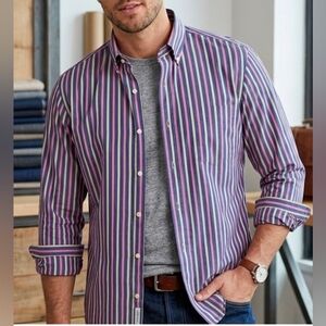 100% Authentic BURBERRY London Striped Men's Shirt L